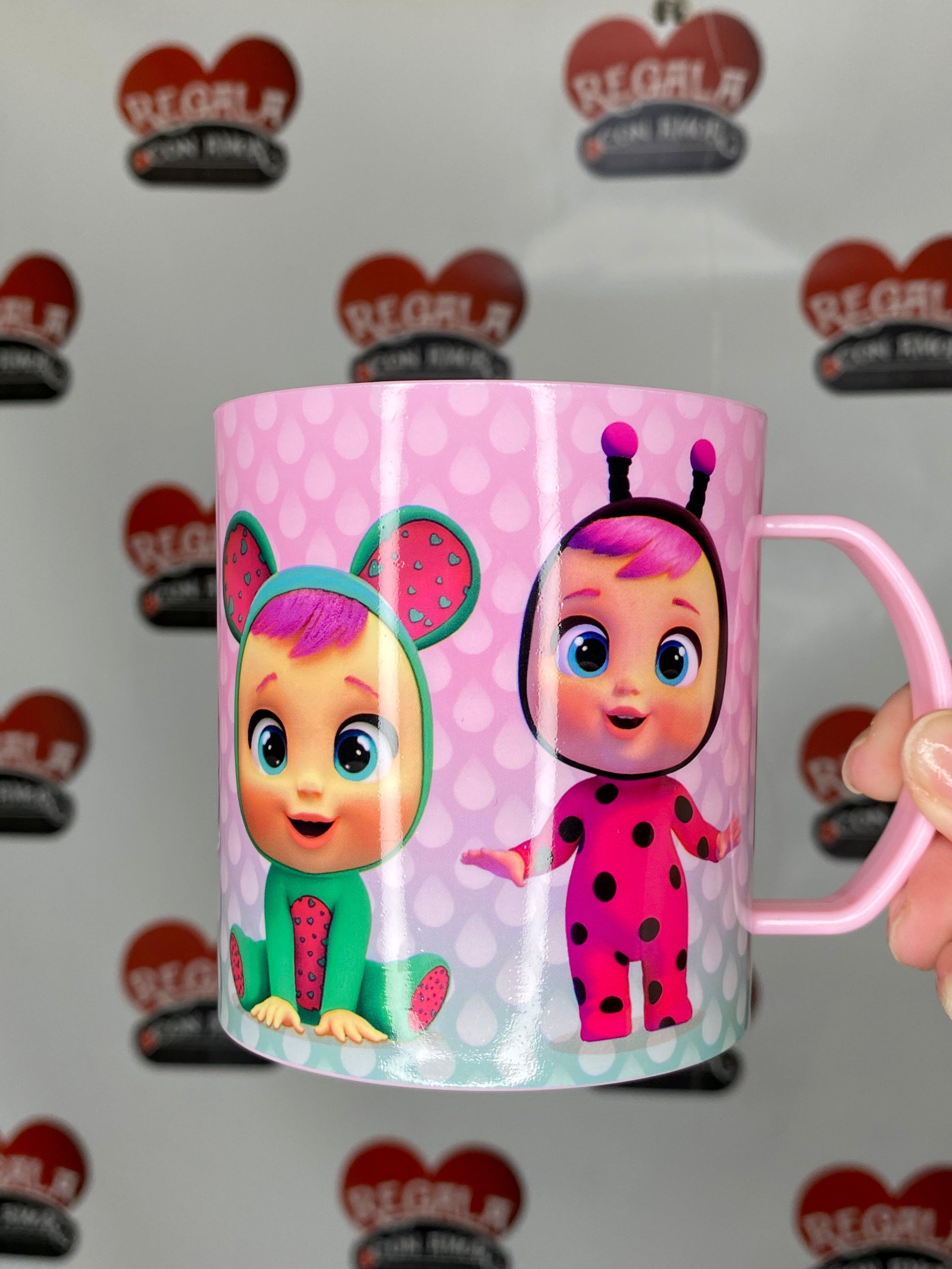 Taza plastica bebes llorones