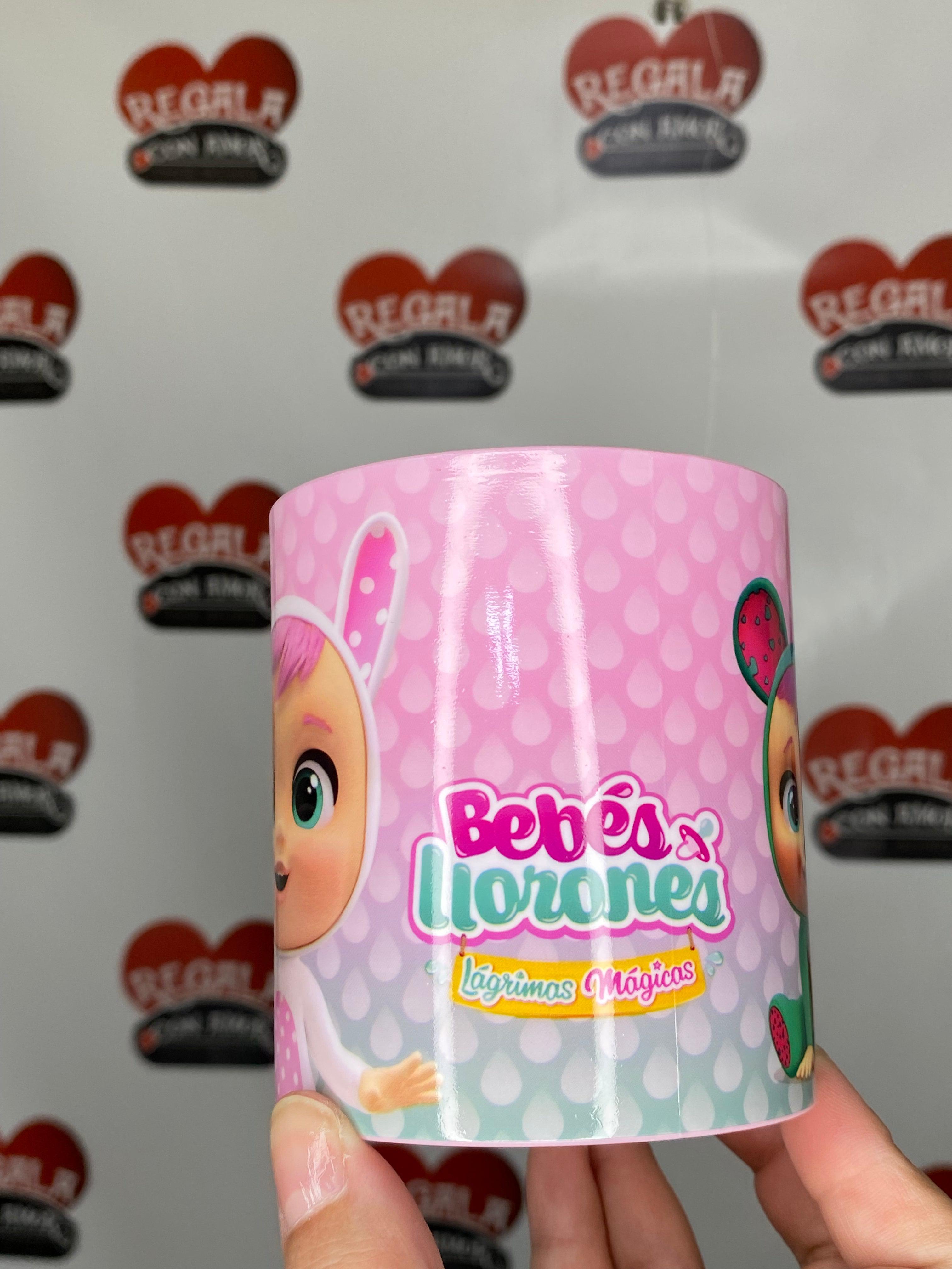 Taza plastica bebes llorones