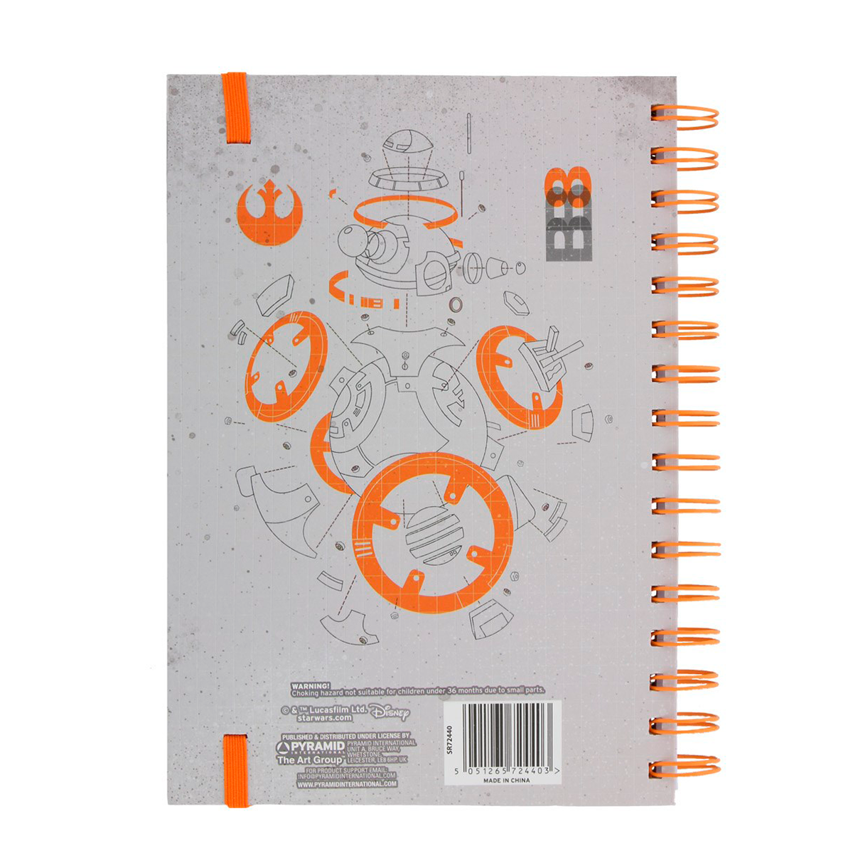 Libreta Anillada Star Wars  BB-8