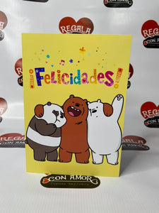 TARJETAS FELICIDADES / CUMPLEAÑOS / AMISTAD