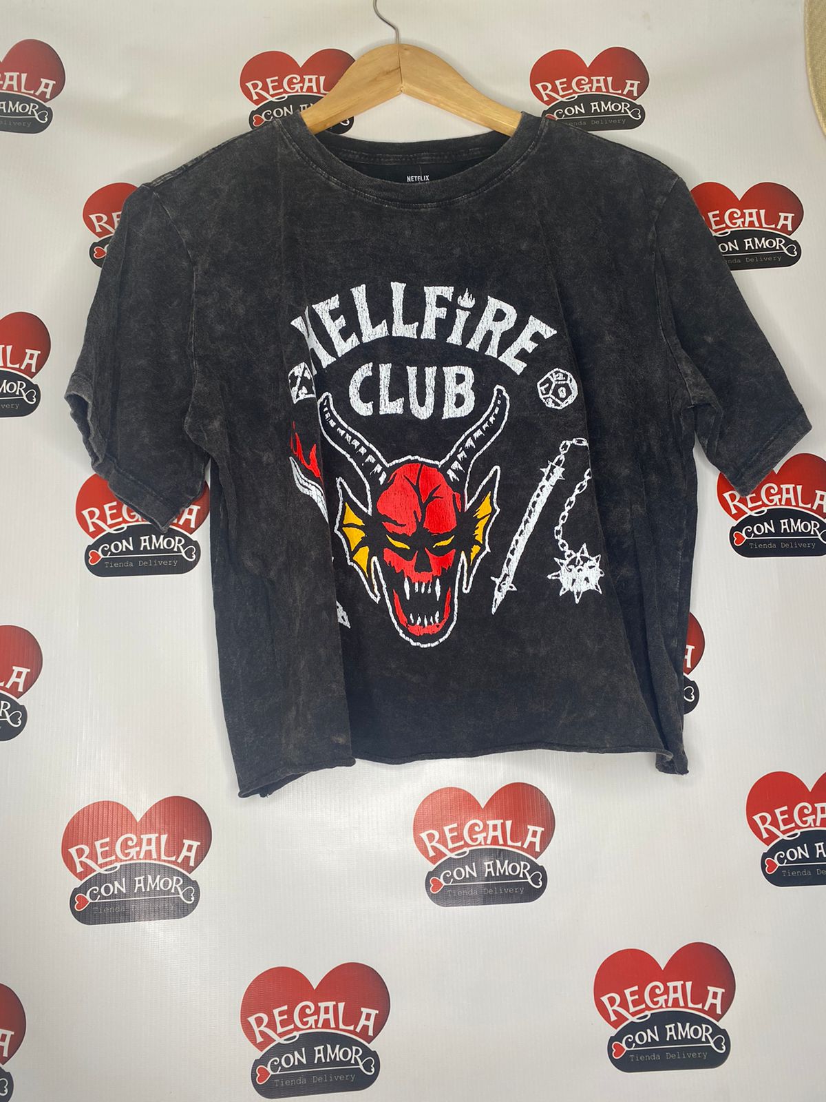 Polera stranger things Hellfire Club